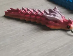 🐉 Bone Dragon Sleutelhanger – 3D-print: small