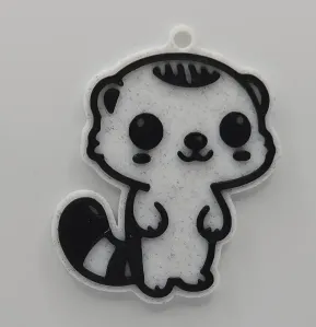 Cute Ferret Keychain