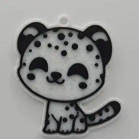 Cute Cheetah Keychain