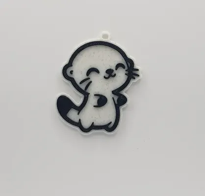 Cute Otter Keychain