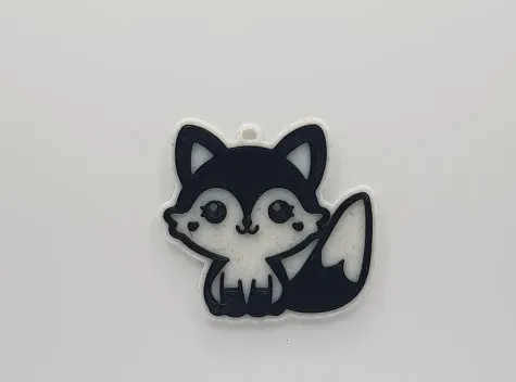 Cute Fox Keychain
