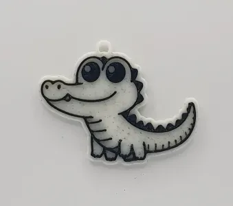 Cute Crocodile Keychain