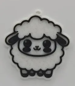 Cute Sheep Keychain