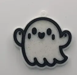 Cute Happy Ghost Keychain